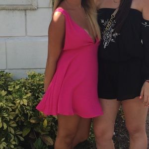 Forever 21 Hot Pink Skater Dress